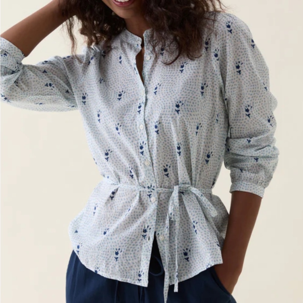 NWT Beaufort & Blake Tie Blouse, size UK M (US 8) runs a bit small